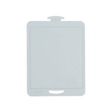 sillymann 100%鉑金矽膠時尚美型料理砧板，耐熱-40~250°C，可用洗碗機, 33.4 x 24.4 x 0.46cm, 淡灰藍, 1個