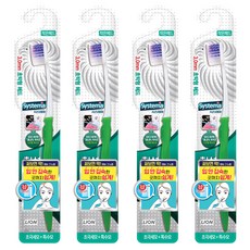 LION 獅王 Systema 細潔 牙垢護理牙刷緊湊型隨機出貨, 1入, 4個