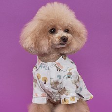 SUPER PET 寵物狗可愛圖案睡衣, 象牙