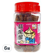 久品香 蒜泥狠 豆乾 原味, 350g, 6罐