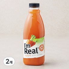 풀무원 아임리얼당근 주스, 700ml, 2개