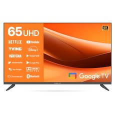 와이드뷰 4K UHD LED 구글3.0 스마트 TV, 165cm(65인치), WGE65UT1, 무타공 벽걸이형, 방문설치