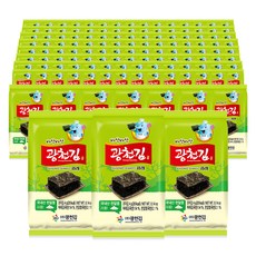 광천김 바삭바삭 파래김, 4g, 128개