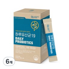 대상웰라이프 하루 유산균 19, 60g, 6개 - 하루유산균