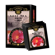 FANGS 方氏 玫瑰花茶，錫蘭紅茶 20包入, 2g, 20包, 1盒