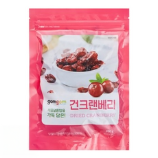 gomgom 蔓越莓乾 200g, 3包