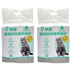毛孩時代 強效凝結無塵原礦砂 4kg, 2袋