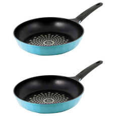 키친아트 F1 통주물 칼라 다이아몬드 프라이팬, 28cm, 2개