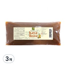 카야하우스 프리미엄 카야브라운 잼, 1kg, 3개