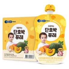 베베쿡 처음먹는 퓨레 80g, 단호박, 20개