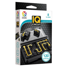SMART GAMES IQ 連上線 Set, 單人益智遊戲，8歲以上，120個挑戰, 1盒