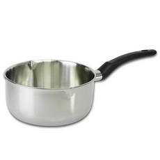 鍋寶 cook power 304不鏽鋼單柄雪平鍋 HT-0220，4L大容量，22cm烹飪鍋具，單柄設計，各式爐具適用, 22cm, 單一顏色, 1個