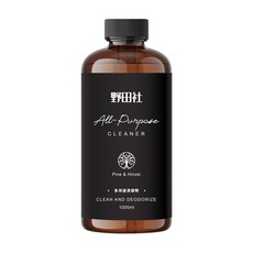 野田社 松香檜木多用途清潔劑, 1000ml, 植物萃取, 驅蟲防蟑, 天然精油, 光亮持久配方, 1L, 1瓶