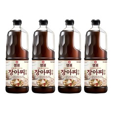 샘표 장아찌 간장, 1.7L, 4개