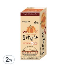 다하다 호박팥차, 1.5g, 40개입, 2개