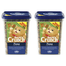 캣템 시크릿 크런치 메가박스 고양이 간식, 참치, 420g, 2개 참치, 420g, 2개