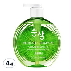 순샘 베이킹소다 피톤치드향 주방세제, 500ml, 4개