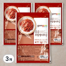 곰곰 무말랭이 무침 (냉장), 1kg, 3개