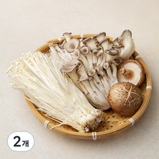 곰곰 친환경 샤브샤브용 모둠버섯, 380g, 2개
