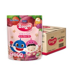 요미요미 유기농 쌀과자, 자색고구마 + 레드비트 + 딸기, 25g, 8개