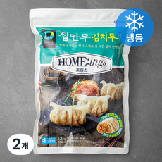 대상 호밍스 집만두 김치두부 (냉동), 1.2kg, 2개