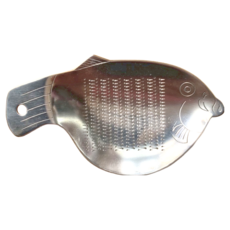SALUS 佐藤金屬 不鏽鋼磨泥器 河豚, 日本製造 110x65mm, 1個