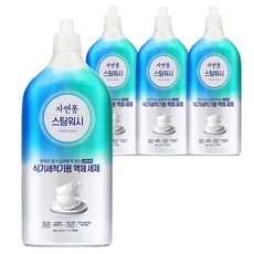 자연퐁 스팀워시 식기세척기용 액체 세제, 1L, 4개
