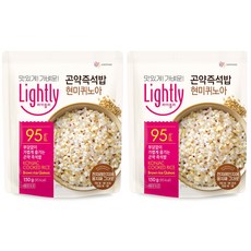 라이틀리 곤약즉석밥 현미퀴노아, 150g, 2개