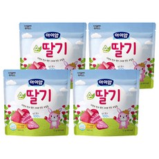 아이얌 순딸기 동결건조 과일칩, 12g, 4개