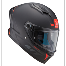 MTHELMETS Stinger2摩托車全罩式安全帽, 啞光黑