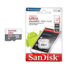 SanDisk 晟碟 Ultra microSD 記憶卡, 128GB, 1個