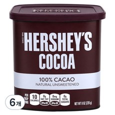 허쉬 코코아 파우더, 226g, 1개입, 6개
