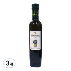 솔레르 로메로 유기농 엑스트라버진 올리브오일, 250ml, 3개