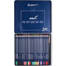 쿼르디 전문가용 수성 색연필, 1개, 24색