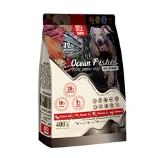 BEST 倍思特 無穀全齡犬糧-多種魚 400g, 全齡犬適用，多種魚類提供完整營養，無穀配方呵護腸胃, 1包