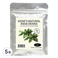 모미스 네츄럴 인디아 헤나 100g, 케미컬블랙, 5개