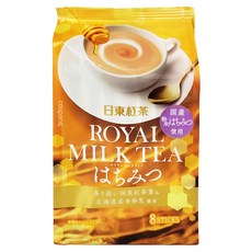 日東紅茶 皇家蜂蜜奶茶，含國產蜂蜜，北海道全粉乳使用, 13.5g, 8條, 1袋