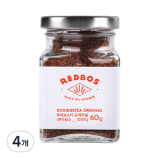 레드보스 루이보스 원료 임산부 허브차 유리병, 60g, 1개입, 4개