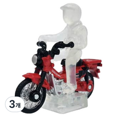 TOMICA Tiajus Korea 106 Honda CT125 Hunter Curve公仔 混合色, 混色, 3個