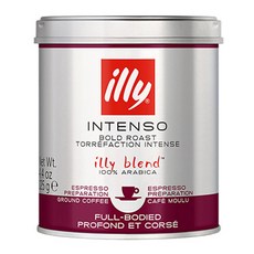 illy 意利 深烘焙濾泡式咖啡粉, 125g, 1罐