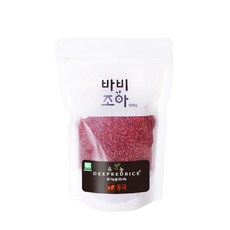 바비조아 유기농 딥레드 라이스 홍국쌀, 500g, 1개