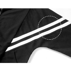 문컬렉션 더블라인 오버핏 바람막이 자켓 - 이미지 8