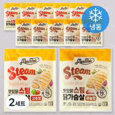 맛있닭 닭가슴살 스팀 100g x 2종 x 6팩 세트 (냉동), 2세트