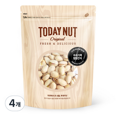 투데이넛 구운피스타치오, 250g, 4개