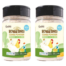 주오 강아지 파우더 동결건조간식, 닭가슴살, 100g, 2개