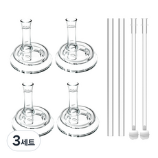 순수아 타사호환 빨대꼭지 4p + 빨대대롱 2p + 추대롱 2p