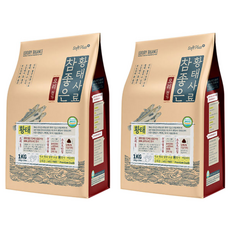 소프트플러스 전연령 참좋은 황태 강아지 소프트사료, 오리, 1kg, 2개