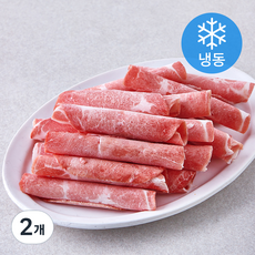 돌돌말이 대패 목심 (냉동), 400g, 2개