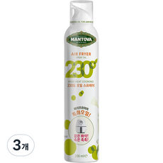 만토바 230도 오일 스프레이, 200ml, 3개