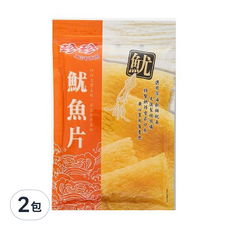 珍珍 魷魚片, 上等新鮮魷魚, 微波加熱後香氣四溢風味絕佳, 80g, 2包